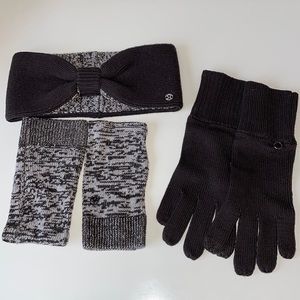 Lululemon Ear Warmer & Glove Set